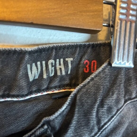 John Varvatos Jeans Women's Size 30 Wight Distressed Skinny Denim Gray Black‎ - Picture 4 of 4